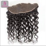 (On Sale) Peruvian Wet& Wavy Lace Frontal WITH 4 Bundles