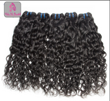 (On Sale) Peruvian Wet& Wavy Lace Frontal WITH 4 Bundles