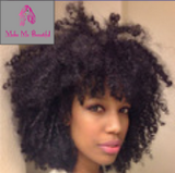 Afro Kinky Wig W/ Bang