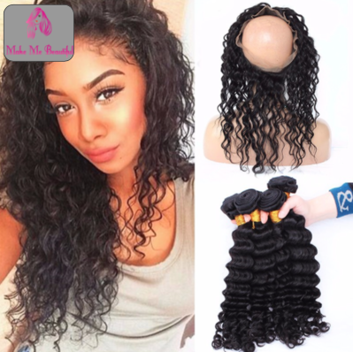 *New* 360 Lace Frontal&Bundles (Deep Wave)