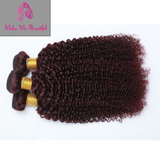 Kinky Curly Peruvian Burgundy Hair Bundles