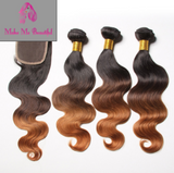 Malaysian Blonde Ombre Body Wave Bundle