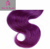 Purple Ombre Brazilian Body Wave Bundles