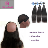 *New* 360 Lace Frontal&Bundles (Straight Hair)