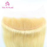 Elegant Sophisticated Straight Blonde Lace Frontal